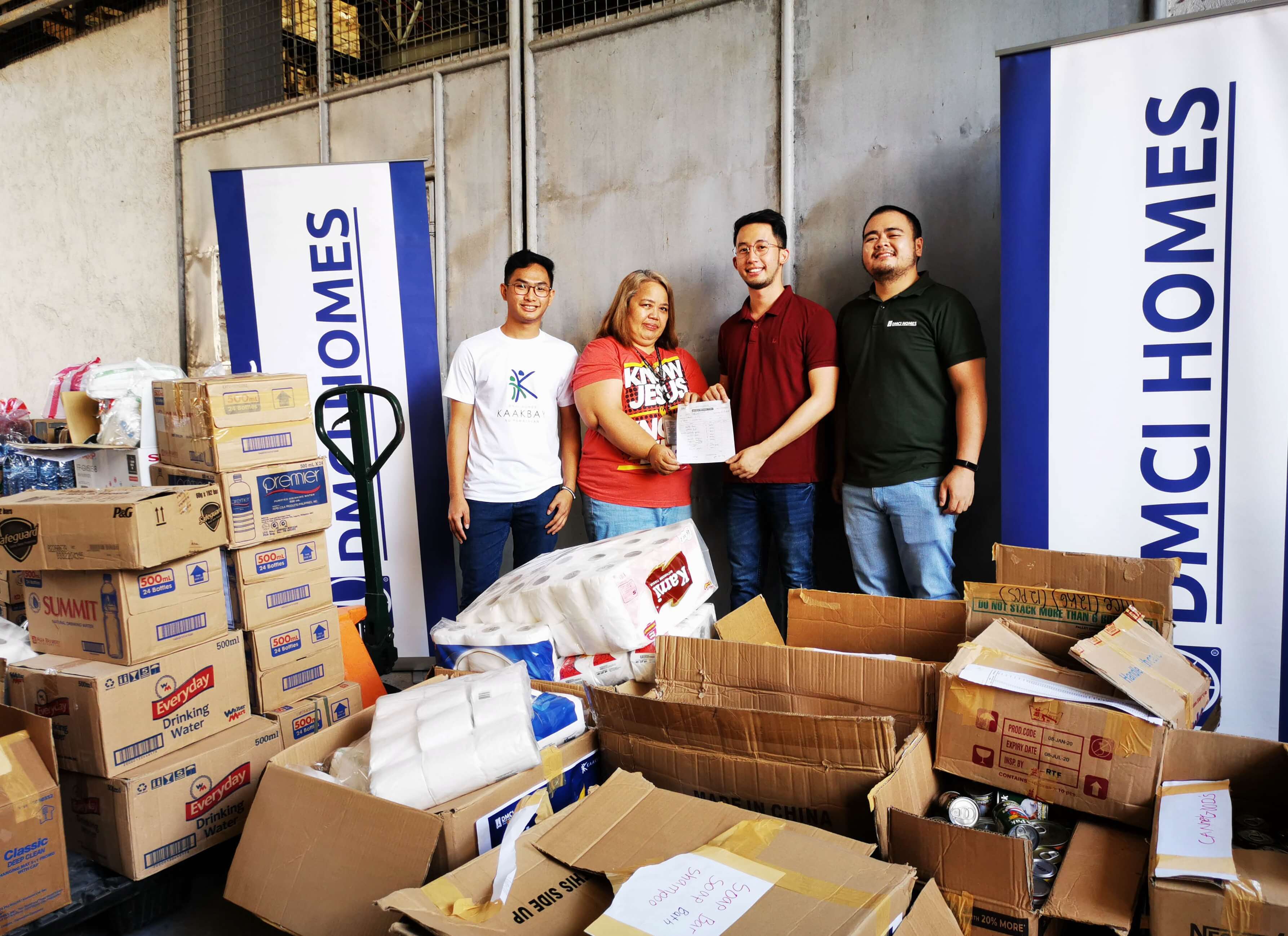 The donations were coursed through the Sagip Kapamilya of the ABS-CBN Lingkod Kapamilya Foundation, Inc., Department of Social Welfare and Development, and GMA Kapuso Foundation.